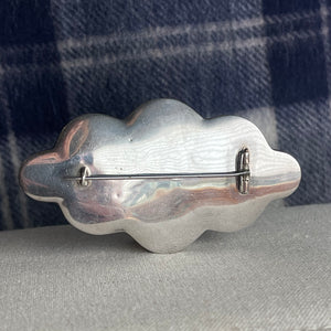 Victorian Silver and Agate Scottish Brooch, c. 1870