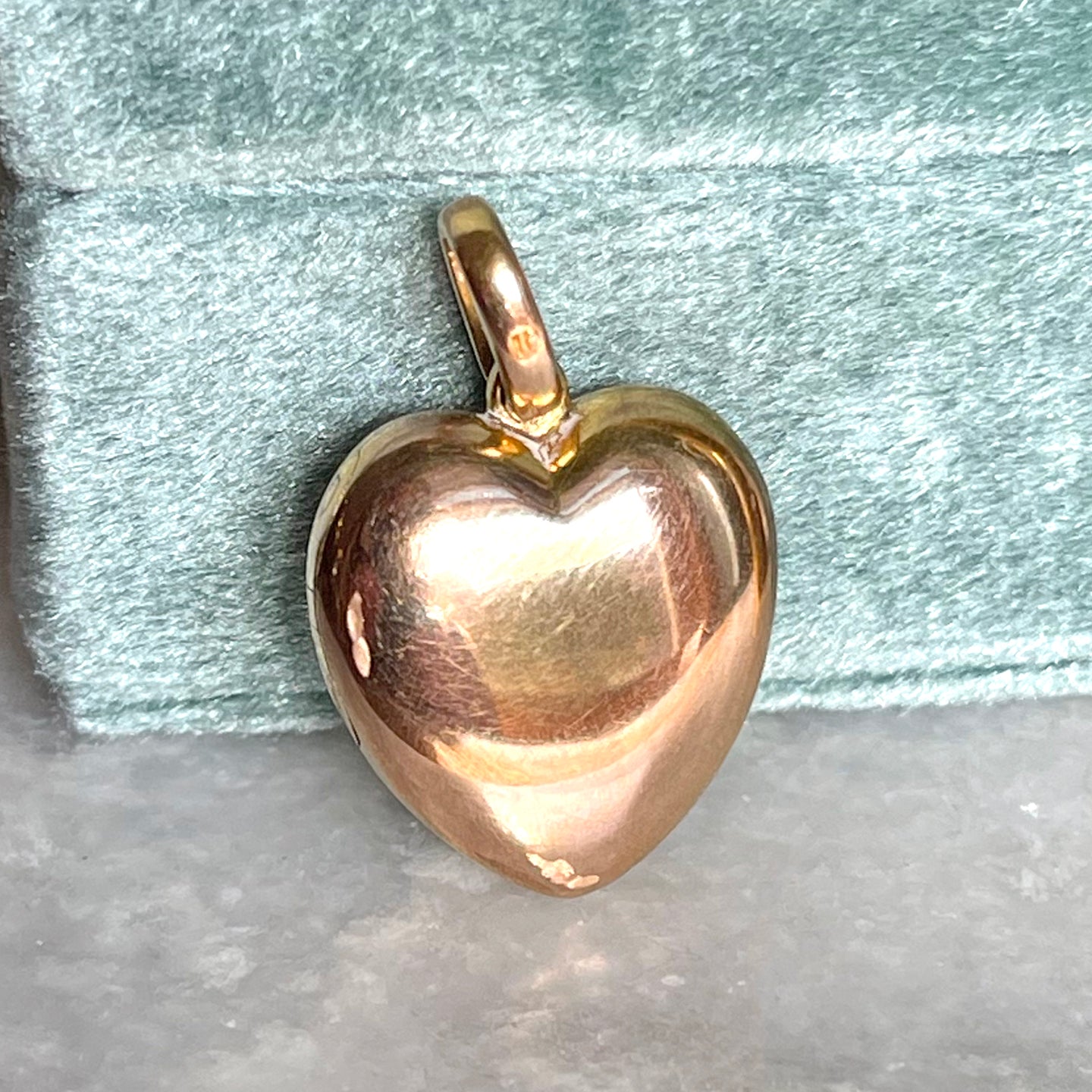 Victorian 15k Gold Heart Locket – Queen Victoria’s Diamond Jubilee, 1897