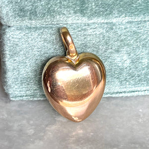 Victorian 15k Gold Heart Locket – Queen Victoria’s Diamond Jubilee, 1897