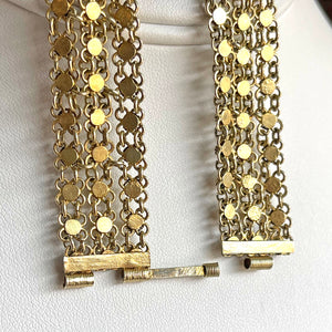 Vintage Silver Gilt Fringe Necklace