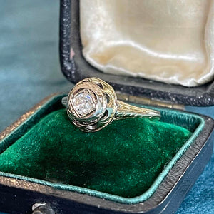 Antique American Art Deco Diamond Ring